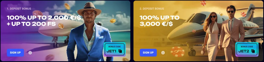 Exclusive Bonuses Jet4Bet Casino